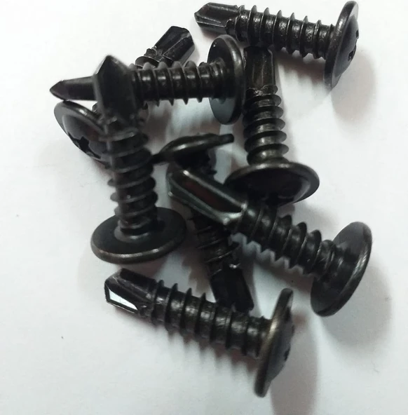 Kopca 4,8 x 19 mm Rysb Matkap Uçlu Vida Siyah - 50 Adet ürün görseli 1