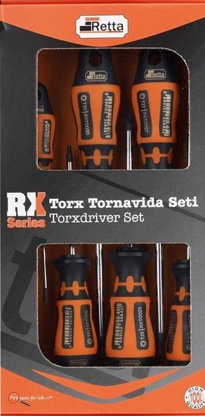 Retta RXT6000 Torx Tornavida Seti 6'lı ürün görseli 1