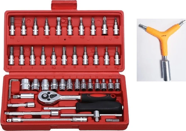 Makroyapı 46 Parça Lokma Takımı 1/4 Mini Lokma Seti + T 13 Lokma ürün görseli 1