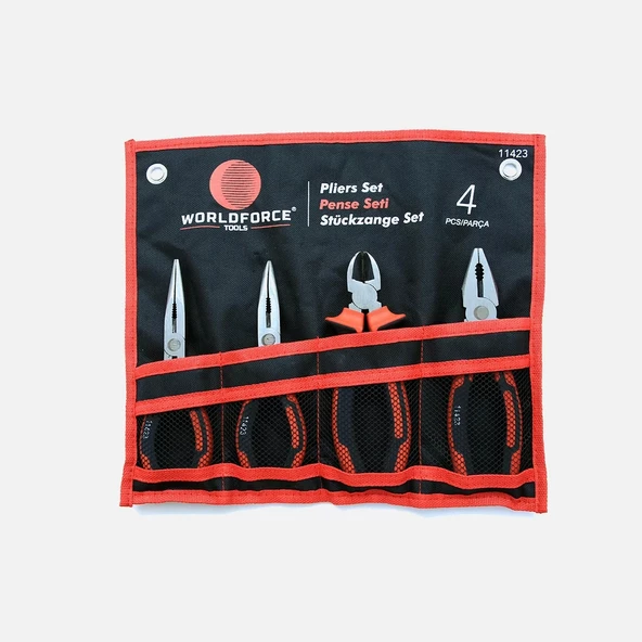 Worldforce Tools Worldforce 11423 Pense Seti 4 Parça 7'' ürün görseli 1