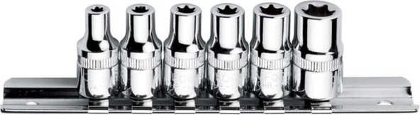 Ceta Form C06-R06 6 Parça 1/4” Dış Torx Lokma Anahtar Takımı ürün görseli 1