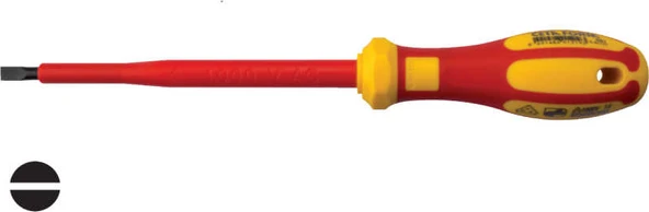 Ceta Form G01-065-150 Izoleli Düz Uçlu Tornavida Vde 6.5X150 mm ürün görseli 1