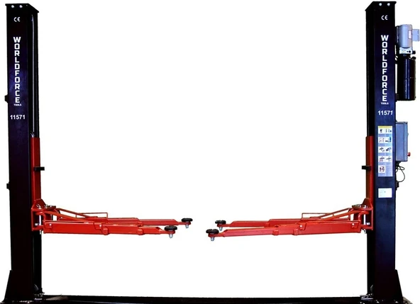 Worldforce 5500 kg Lift Hidrolik Sistem Tam Otomatik Ağır Vasıtalara Uyumlu 3 Teleskopik Kol 380V 3,2kw Oto Lift ürün görseli 1