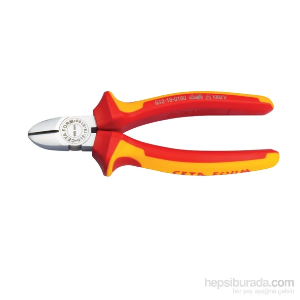 Ceta Form G12-18-0140 Vde 1000V İzoleli Yan Keski 140Mm - 5-1/2" ürün görseli 1
