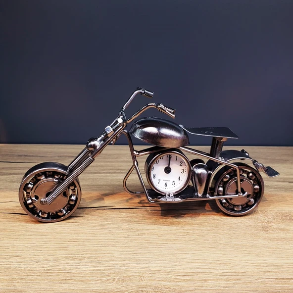 Masaüstü Dekoratif Metal Motor Saat ürün görseli 1