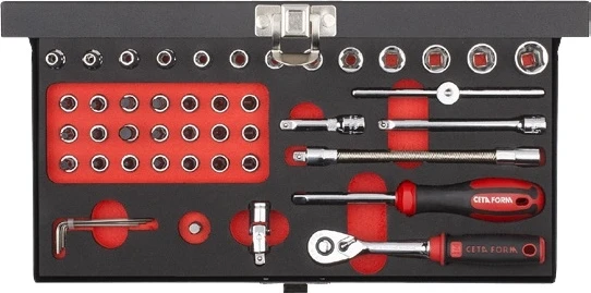 Ceta Form C00-46Ph2 46 Parça 1/4” 6 Köşe Lokma Takımı - Metal Kutu ürün görseli 1