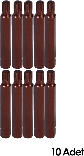 Dorf Tools T45 H10 Bits Uç 75MM 10'lu Paket ürün görseli 1