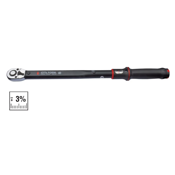 Ceta Form D02F-2130 Exacto Tork Anahtarı (Pencere Göstergeli) 60-300 Nm 1/2" ürün görseli 1