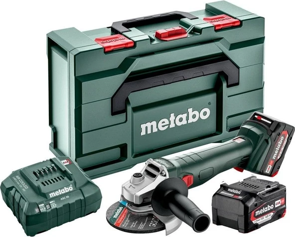Metabo W 18 L 9-125 / 4.0 Çift Akülü Taşlama Li-Ion 18V 4.0AH ürün görseli 1