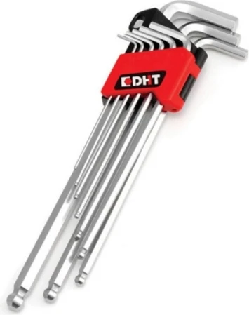 Dht 9"lu Yuvarlak Başlı Allen Anahtar Set Uzun D04212109 ürün görseli 1