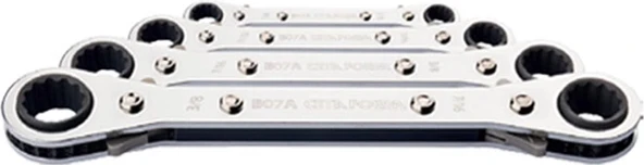 Ceta Form 4 Parça Cırcırlı Yıldız Anahtar Tk./düz-Sae B07A-B04 ürün görseli 1