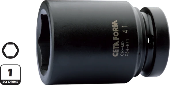 Ceta Form C84-H36 36Mm 1" 6 Köşe Derin Havalı Lokma Anahtar ürün görseli 1