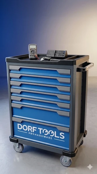 Dorf Tools 7 Çekmeceli Takım Arabası Proseri ürün görseli 1