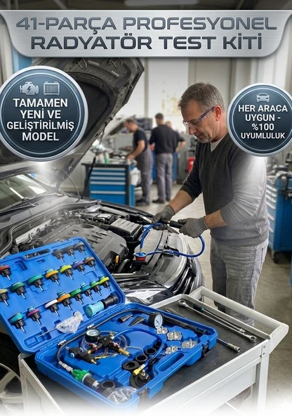 Dorf Tools 41 Parça Radyatör Test Kiti Profesyonel - Resim 2