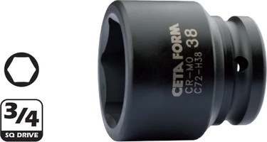Ceta Form C72-H21 21MM 3/4” 6 Köşe Havalı Lokma Anahtar ürün görseli 1