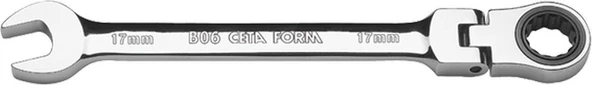 Ceta Form Cetaform B06 Serisi C-Gear Cırcırlı Kombine Anahtarlar (Mafsallı) B06-19 ürün görseli 1