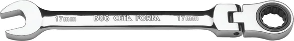 Ceta Form B06-14 14 Mm C-Gear Cırcırlı Kombine Anahtar Mafsallı ürün görseli 1