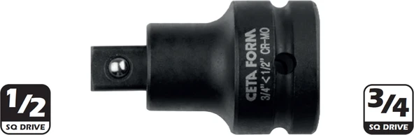 Ceta Form C71-91 3/4’’ Havalı Lokma Adaptörü - D:3/4”=>E:1/2” ürün görseli 1