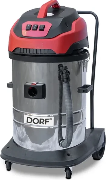 Dorf Sanayi Tipi Üç Motorlu 60 Litre Islak / Kuru Süpürge ürün görseli 1