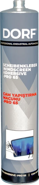 Dorf Oto Cam Yapıştırma Macunu Pro 65 Siyah Kartuşlu 310ML Made In Germany ürün görseli 1