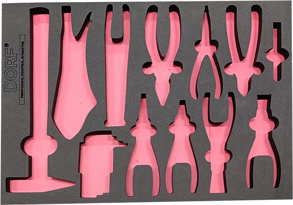 Dorf Takım Arabası Içi Pense Seti Boş Eva Süngeri 1 Adet 48,5 x 35,5 cm ürün görseli 1