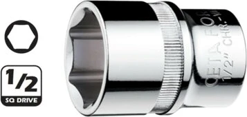 Ceta Form Ceta 1/2" 6 Köşe Lokma Anah 25 MM-C22 H25 ürün görseli 1