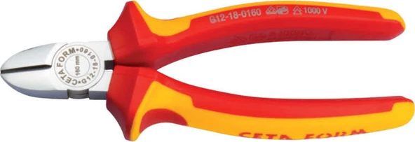 Ceta Form G12-18-0140 Vde 1000V Izoleli Yan Keski 140 mm - 5-1/2" ürün görseli 1