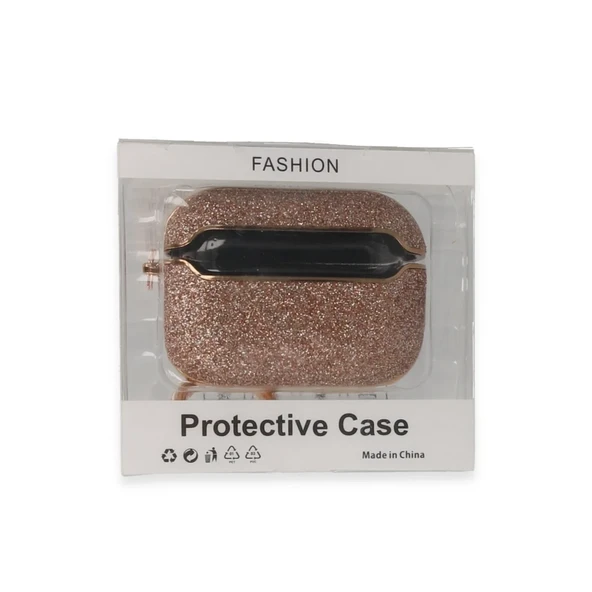 Apple Airpods Pro (1.nesil) Spell Simli Kılıf - Rose Gold ürün görseli 1