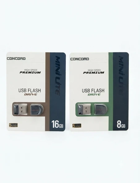 Concord Mini Lite 16GB USB Bellek Yüksek Hızlı Flash Disk ürün görseli 1