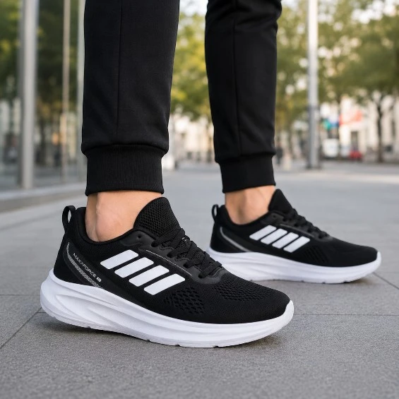 ERKEK SNEAKER AYAKKABI SİYAH 40-45 ürün görseli 1