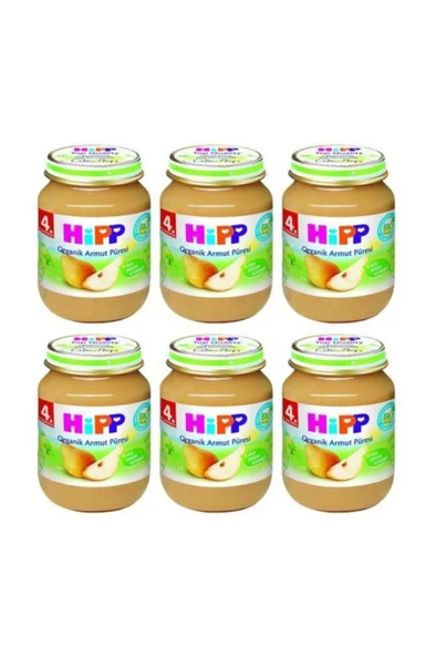 Hipp Organik Kavanoz Mama Armut Püresi 125 G 6'lı Paket ürün görseli 1