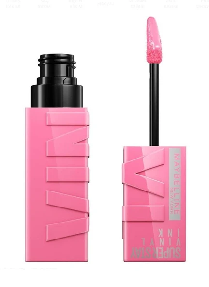 Maybelline New York Super Stay Vinyl Ink Uzun Süre Kalıcı Likit Parlak Ruj No 155 Upbeat ürün görseli 1