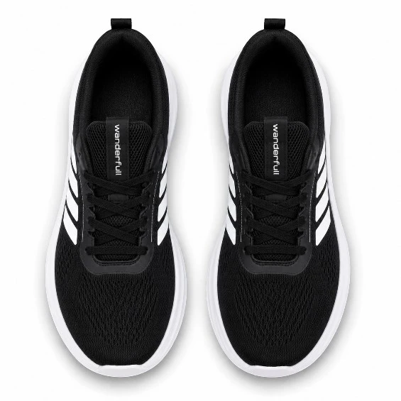 ERKEK SNEAKER AYAKKABI SİYAH 40-45 - Resim 5