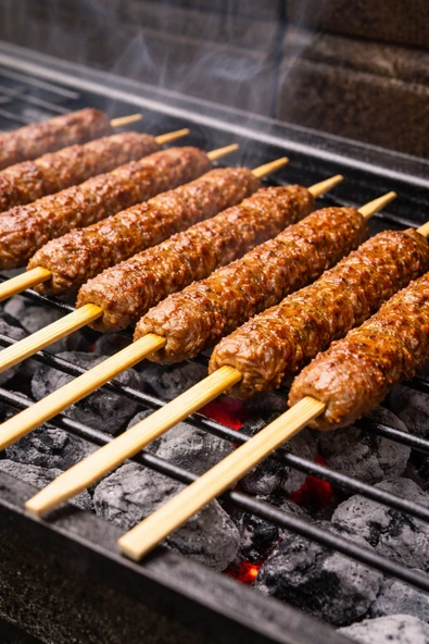 Ahşap Adana Çöp Şiş Çubuğu 25 cm 20 Adet - Yassı Adana Kebap Şişi Ahşap Çöp Şiş ürün görseli 1