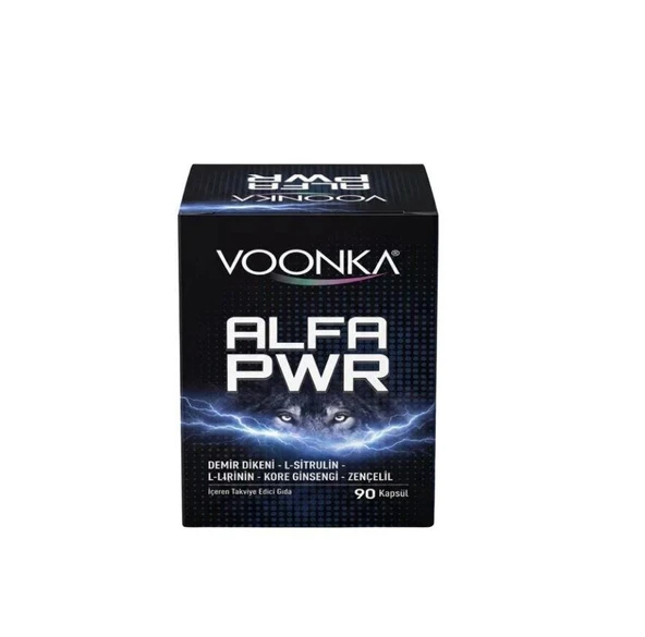 Voonka Alfa PWR Demir Dikeni L-Arjinin Kore Ginsengi 90 Kapsül ürün görseli 1