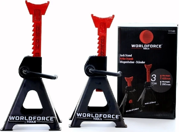 Worldforce 11141 Ayarlanabilir Kriko Standı 3 Ton ürün görseli 1