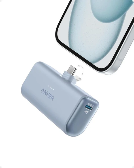 Anker Nano Mavi 5000 mAh Hızlı Şarj Powerbank Outlet ürün görseli 1
