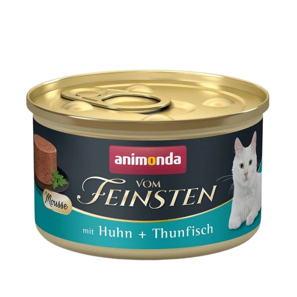 Vom Feinsten Tavuklu ve Ton Balıklı Yetişkin Kedi Konservesi 85 GR ürün görseli 1