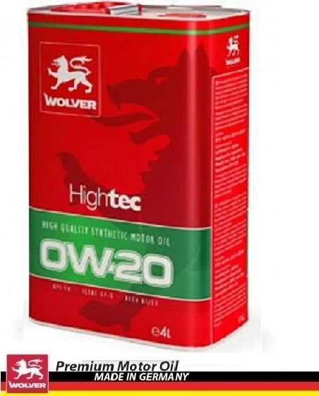 Wolver Hightec 0W-20 4 Litre Motor Yağı ( Üretim Yılı: 2021 ) ürün görseli 1