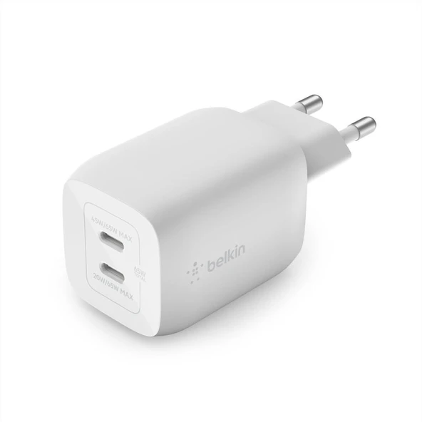 Belkin BoostCharge Pro WCH013VFWH 65 W Hızlı Şarj Adaptörü Teşhir ürün görseli 1