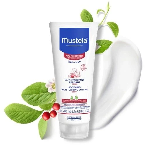 Mustela Soothing Moisturizing Lotion 200 ml - Çok Hassas Cilt Vücut Losyonu ürün görseli 1