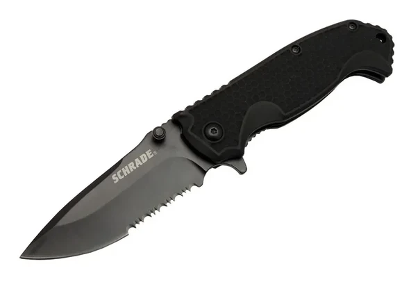 Schrade 5-1 Siyah Kamp Çakı 20cm- Yarı Otomatik, Testere Detaylı, Kemerlikli ürün görseli 1