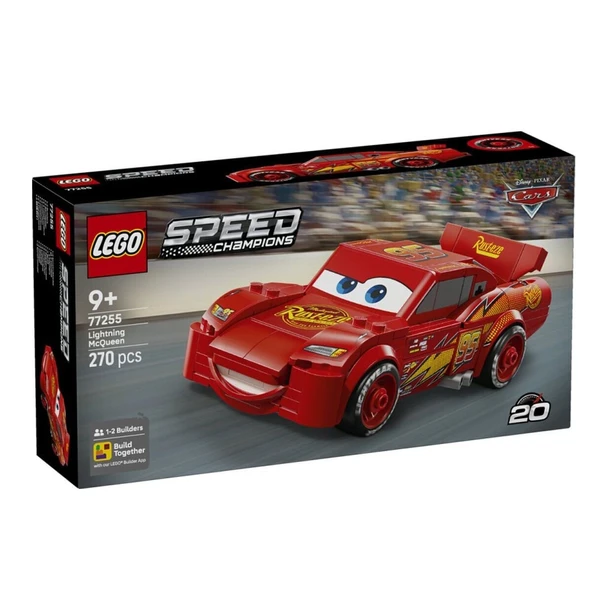 77255  Speed Champions - Disney Şimşek McQueen 270 parça +9 yaş ürün görseli 1