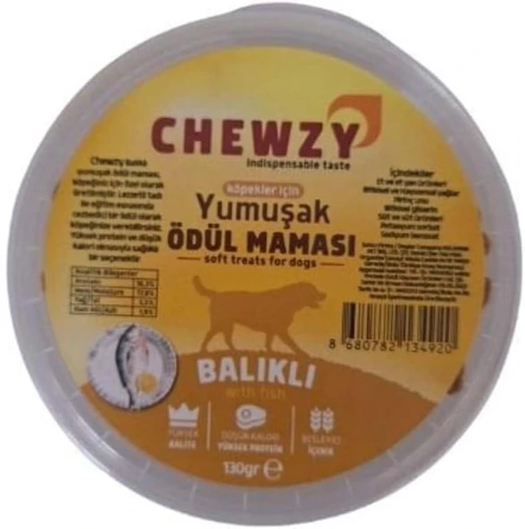 Chewzy Köpekler İçin Yumuşak Ödül Maması Balıklı 130 gr ürün görseli 1