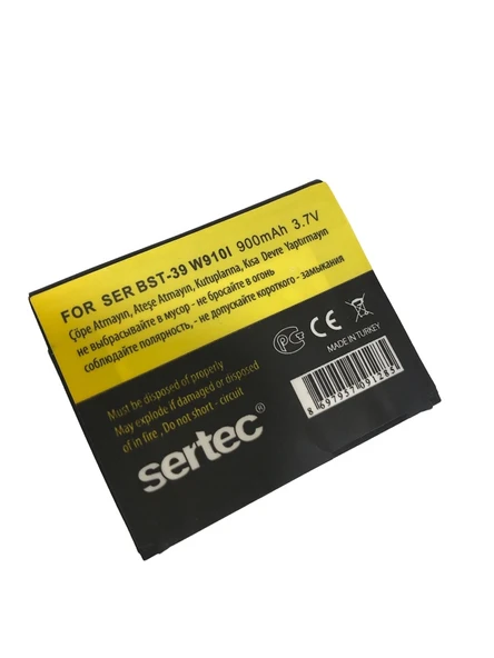 SERTEC - SONY / ERİCSON SR--39 / W 910 I Uyumlu Batarya ürün görseli 1