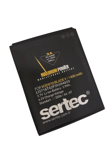SERTEC - VODAFONE - VOD-970 / BLADE-V Uyumlu Batarya ürün görseli 1