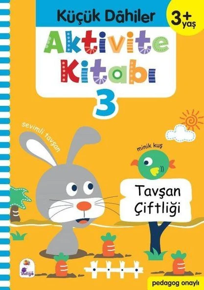 Küçük Dahiler Aktivite Kitabı 3 (3+ Yaş) ürün görseli 1