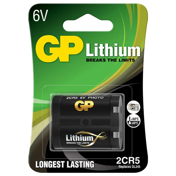 GP 2CR5 / DL245 6V Lityum Pil ürün görseli 1
