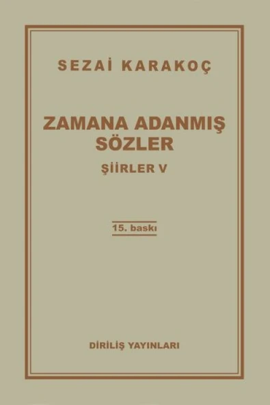Şiirler 5 - Zamana Adanmış Sözler ürün görseli 1
