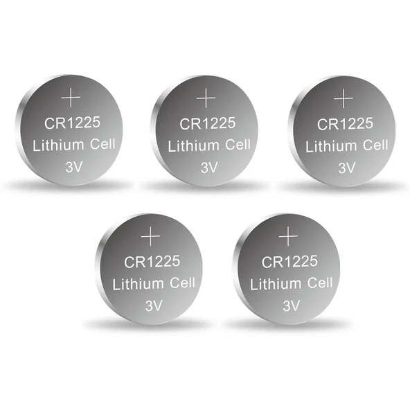 Yuma Cr1225 Süper Lityum 3v 5’li Kart Düğme Pil ürün görseli 1
